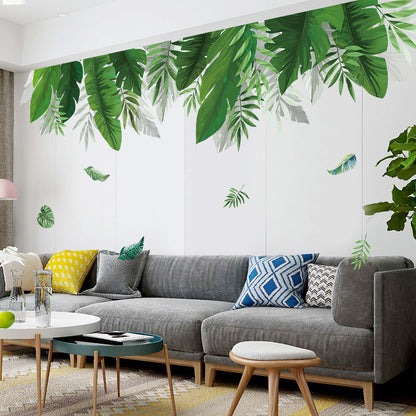 Wall Stickers Nordic  Green Plants Ins Wind